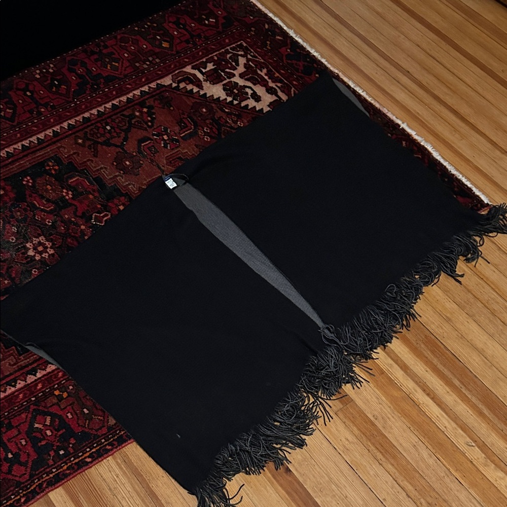 Apt. 9 Black Fringe Shawl